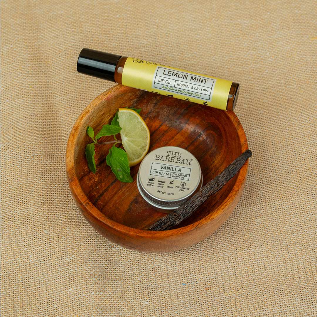 Vanilla & Lemon Mint Lip Care Combo