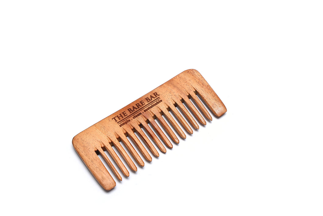 Neem Wooden Shampoo Comb (Pack of 2)