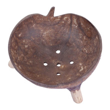 Load image into Gallery viewer, COCONUT SHELL SOAP DISH WITH STAND

