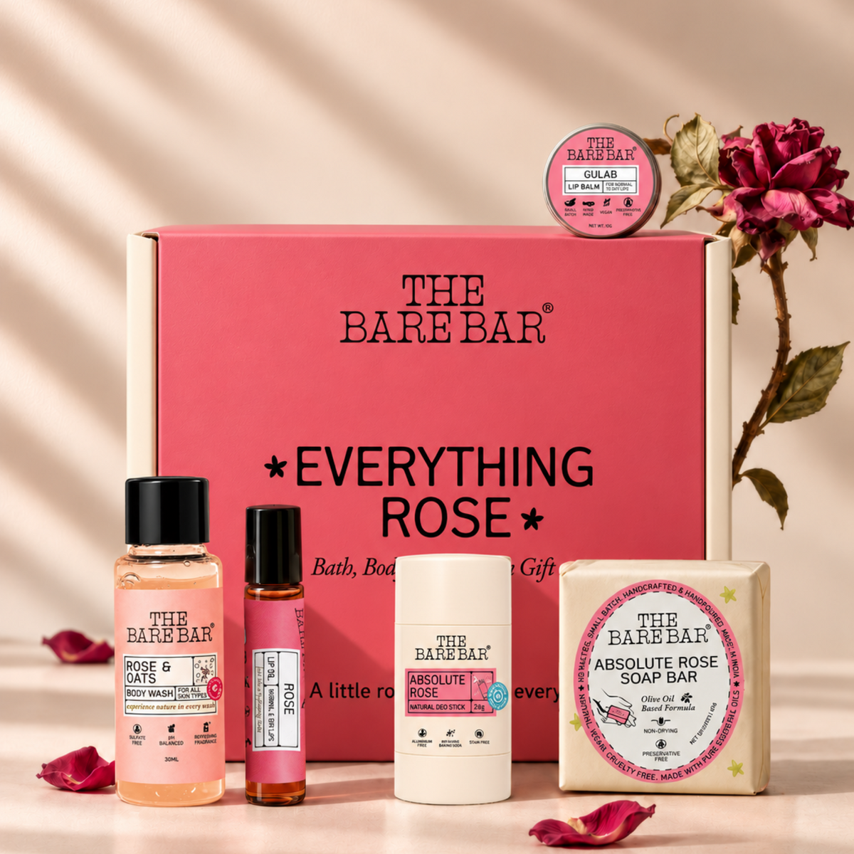 Everything Rose - Bath, Body & Lip Care Gift Set