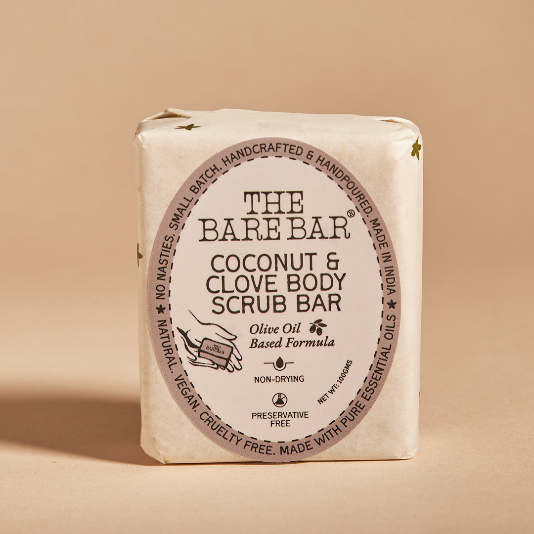 Coconut And Clove Body Scrub Bar