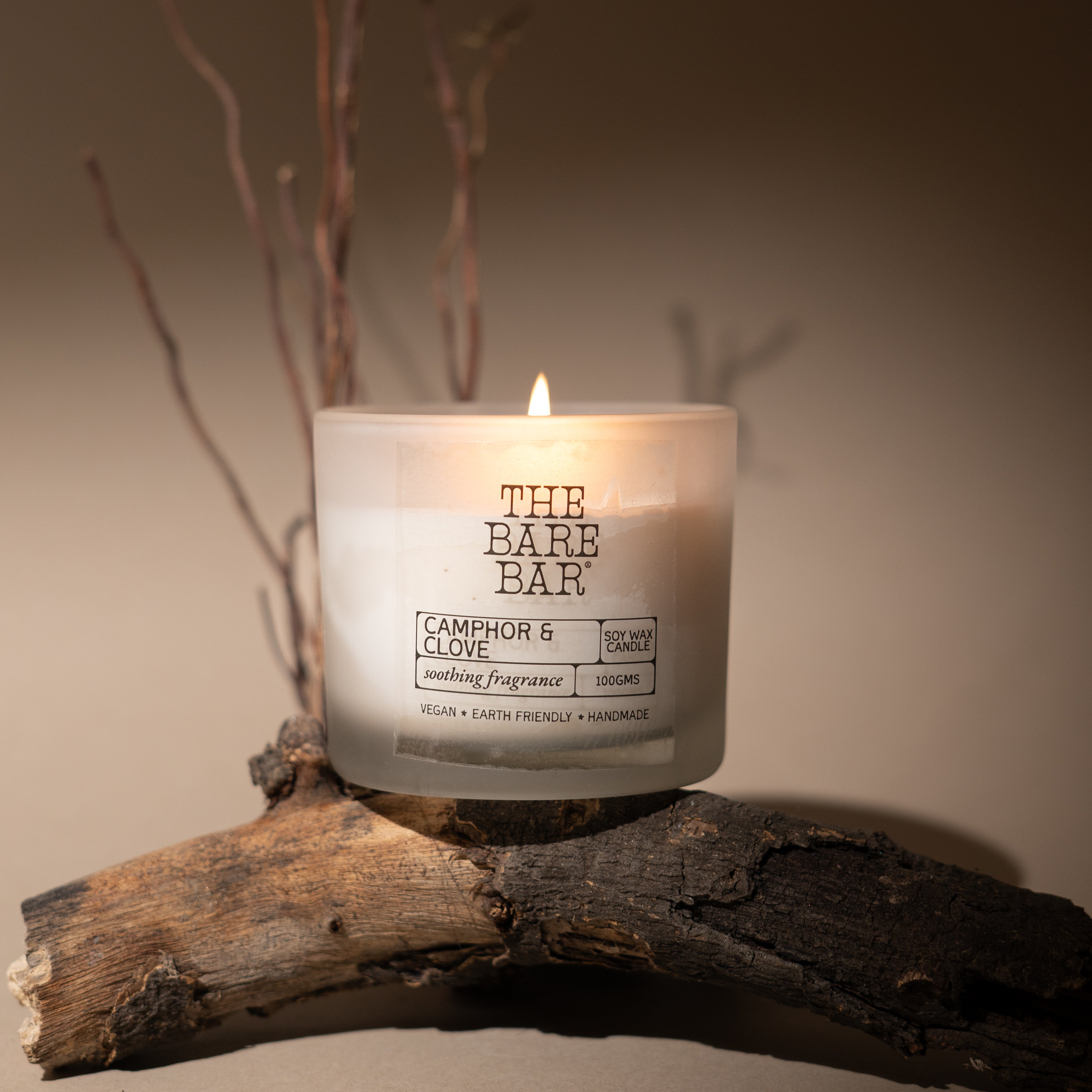 Camphor & Clove Glass Jar Candle