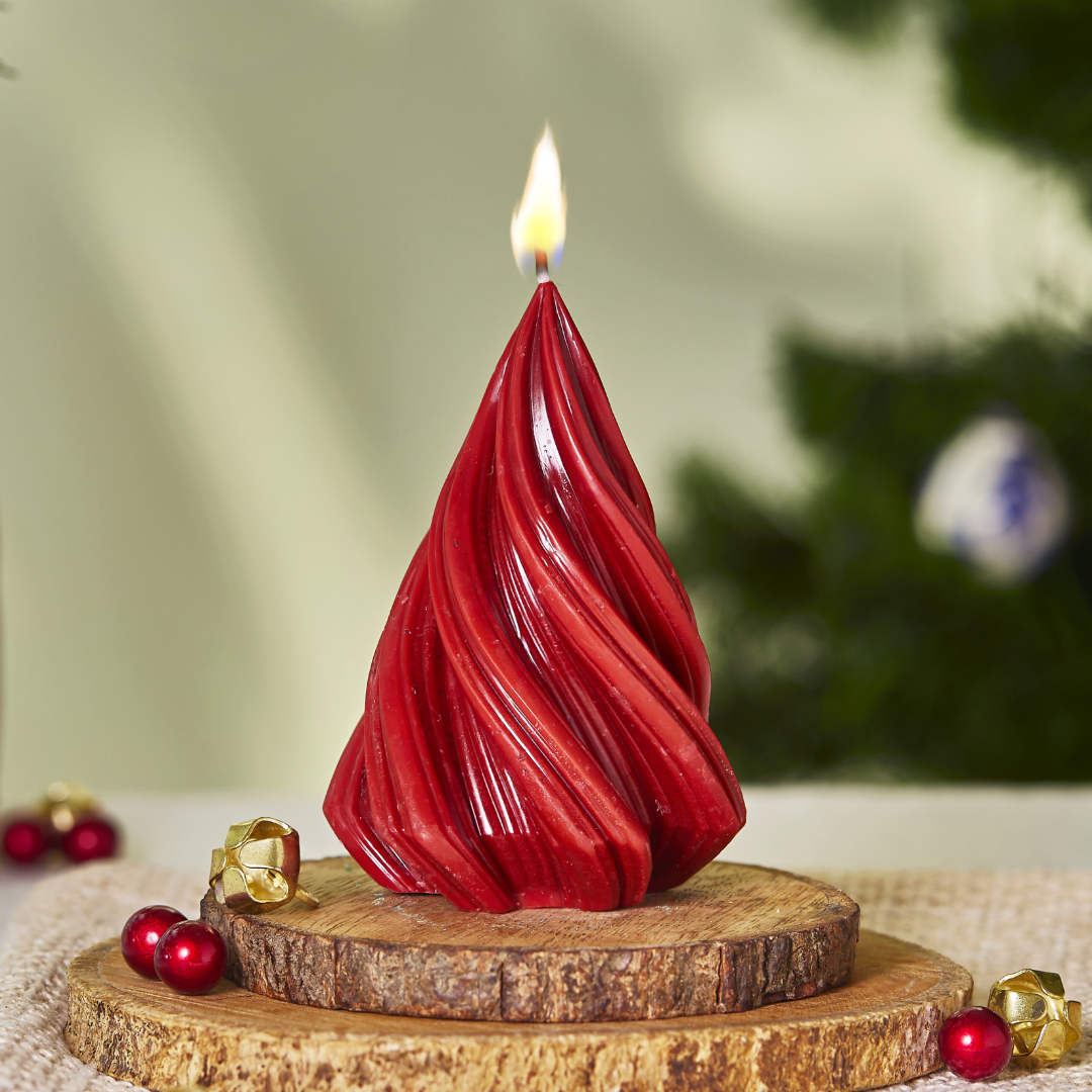 Frost Tree Candle- Pack of 3