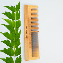 Load image into Gallery viewer, Neem Wood Hair Comb

