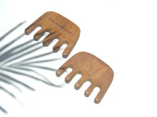 Load image into Gallery viewer, Neem Wood Massager Comb (Small) - Pack of 2
