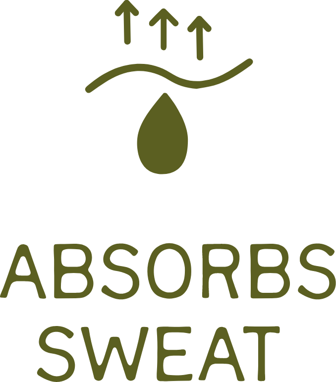 ABSORBS SWEAT