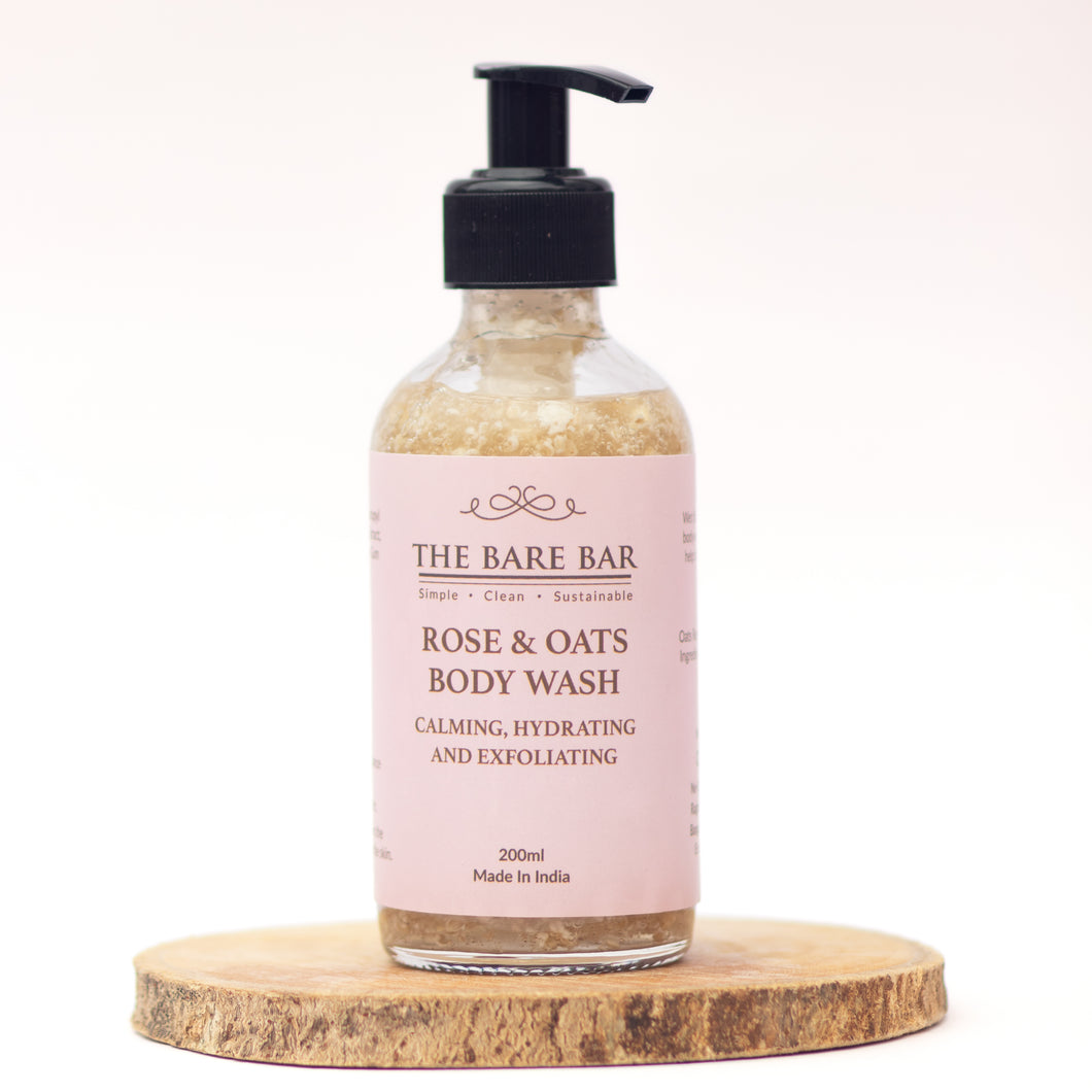 ROSE & OATS BODY WASH