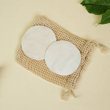 Load image into Gallery viewer, Bamboo Face Wipes And Mesh Bag For Wipes
