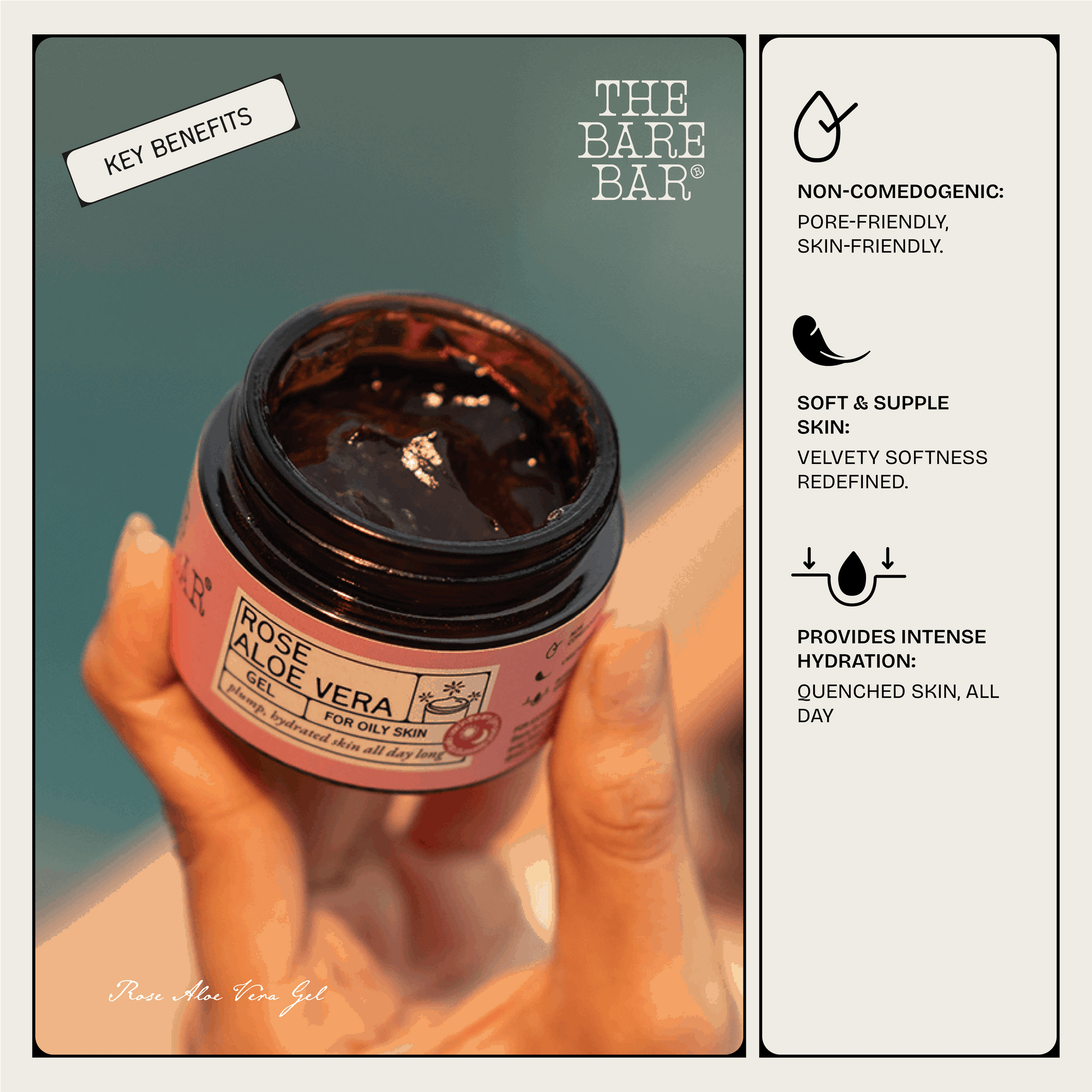 Rose Aloe Vera Gel
