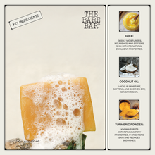 Load image into Gallery viewer, Ghee And Haldi Soap Bar

