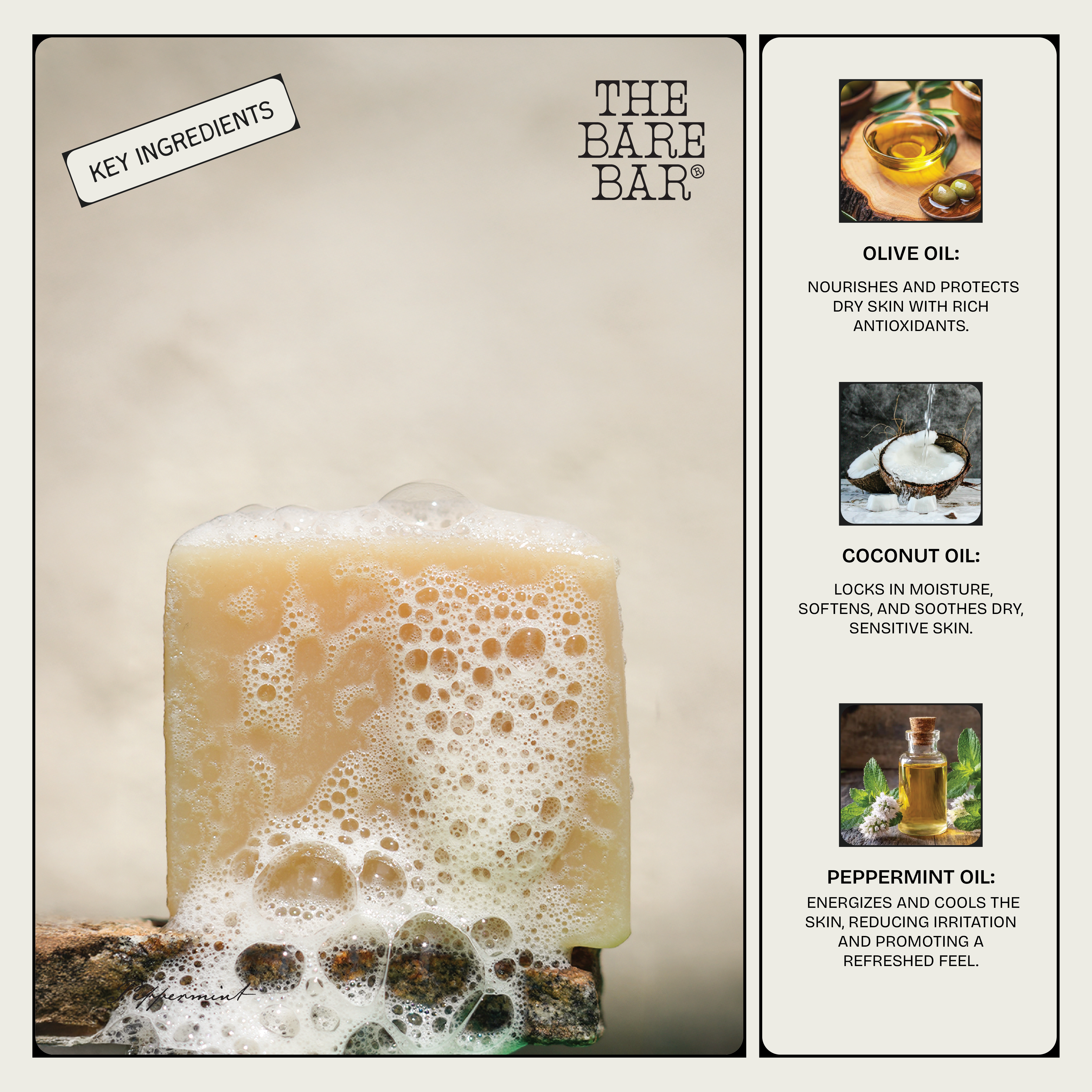 Peppermint Soap Bar