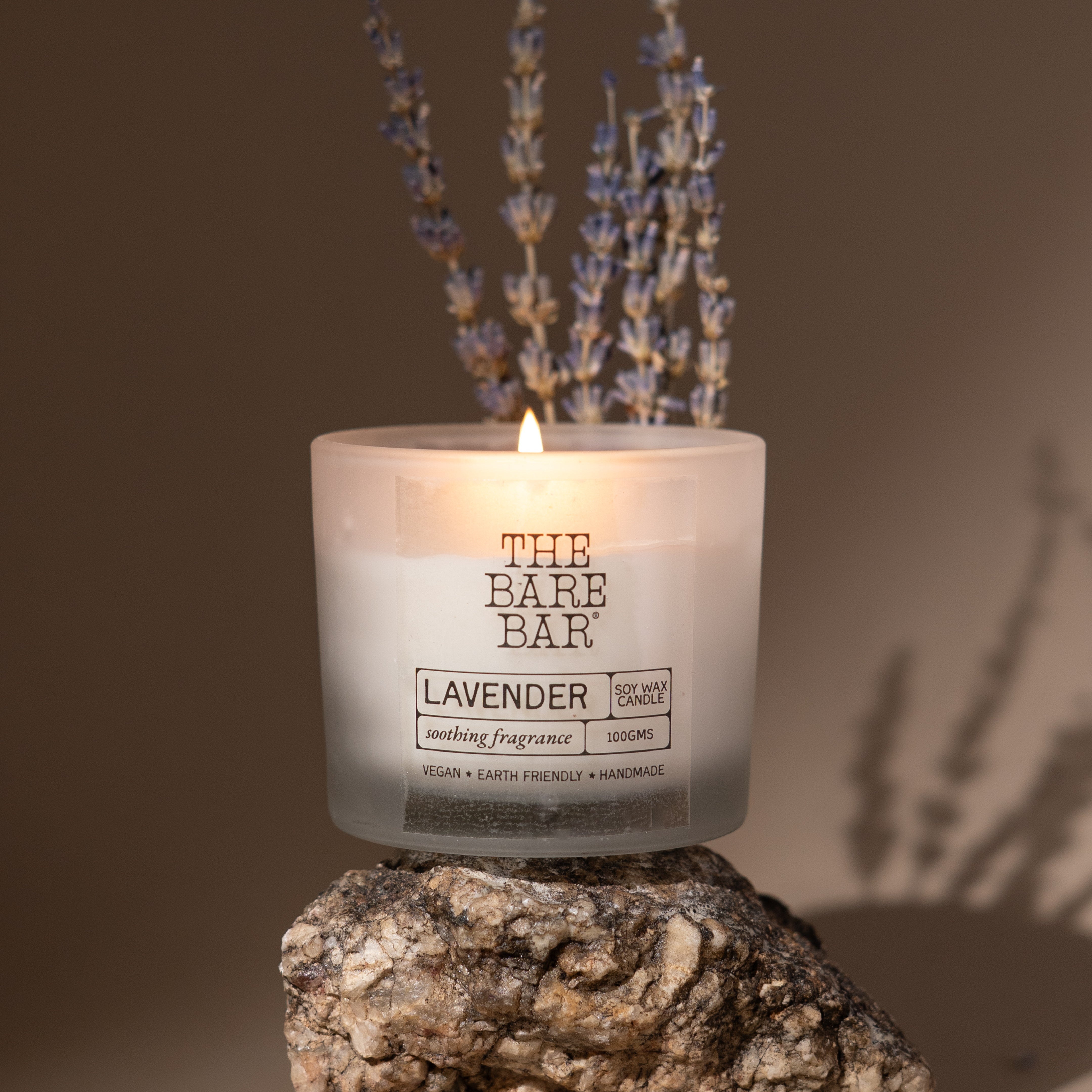 Lavendar Glass Jar Candles