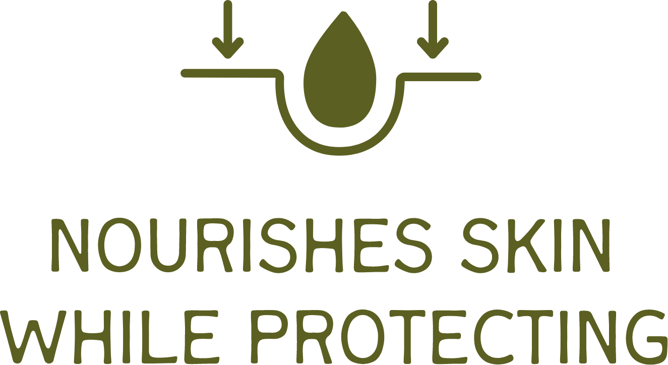 NOURISHES THE SKIN WHILE PROTECTING 