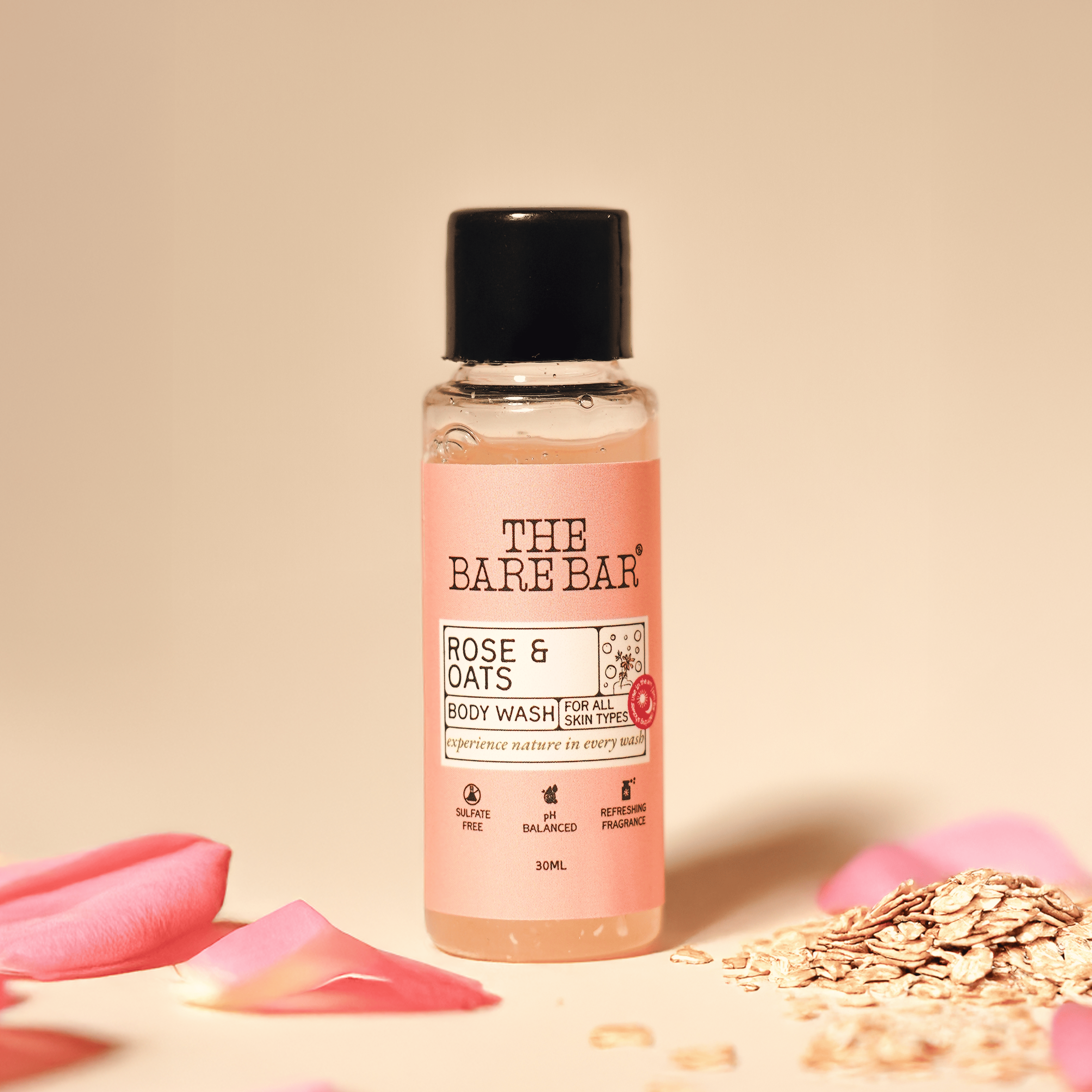 Rose & Oats 30ml body wash