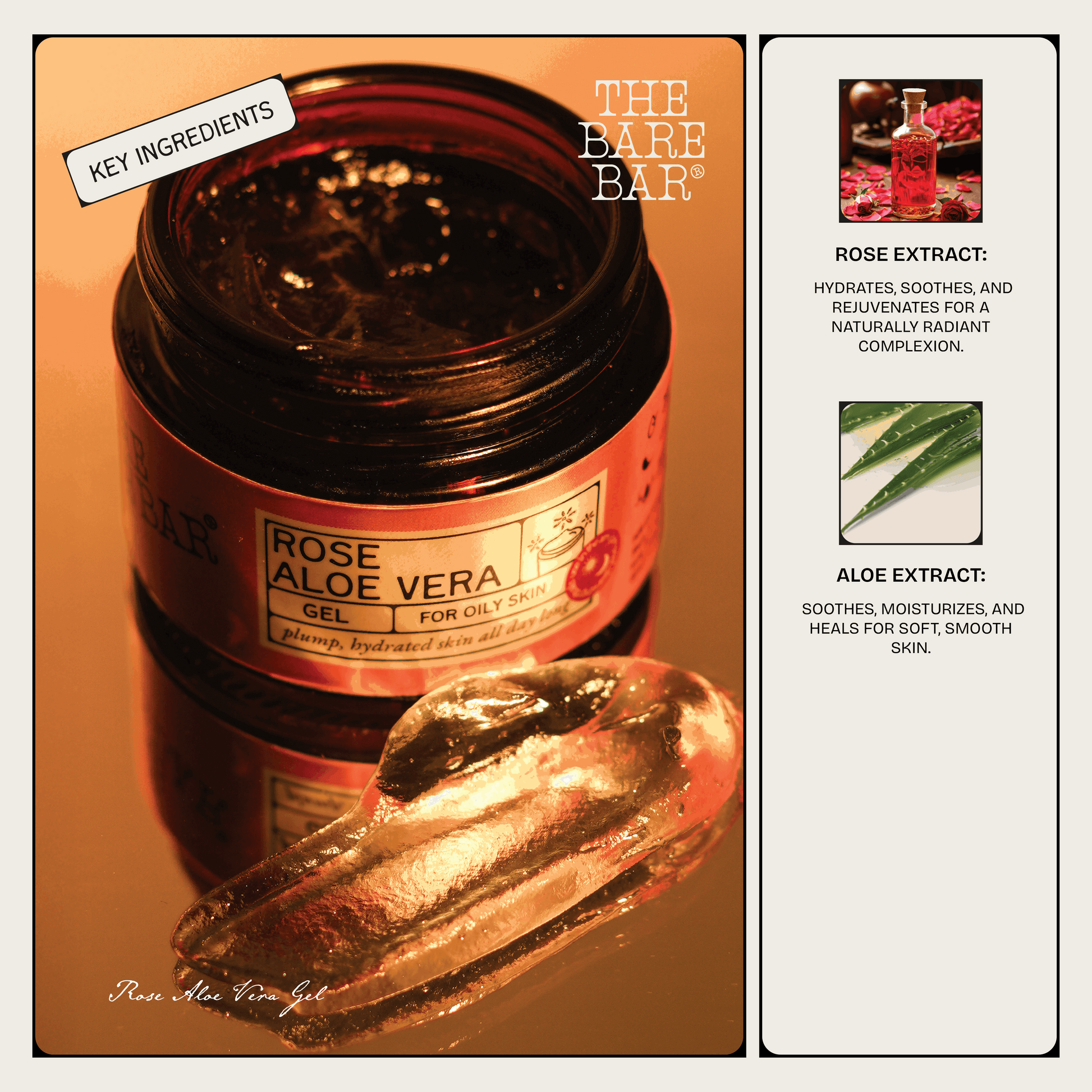 Rose Aloe Vera Gel