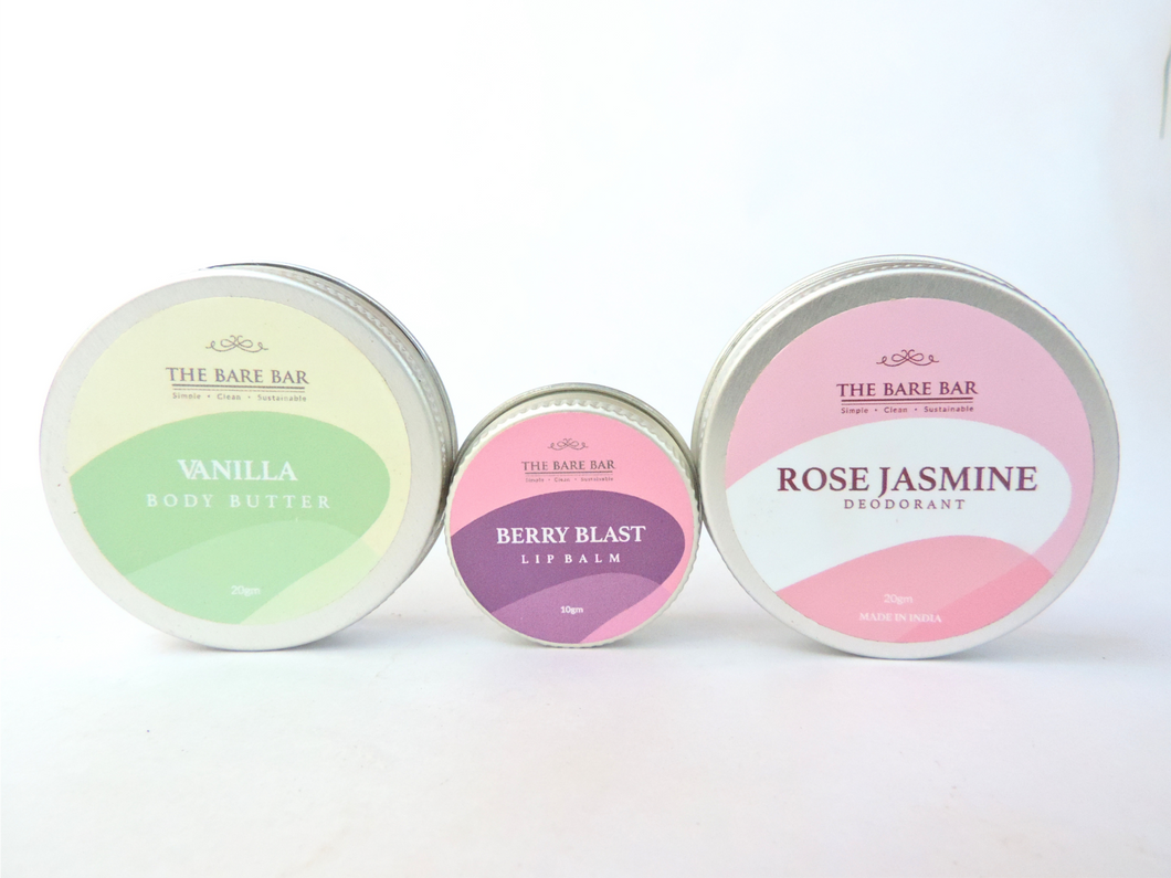 Rose Jasmine, vanilla & Berry pack