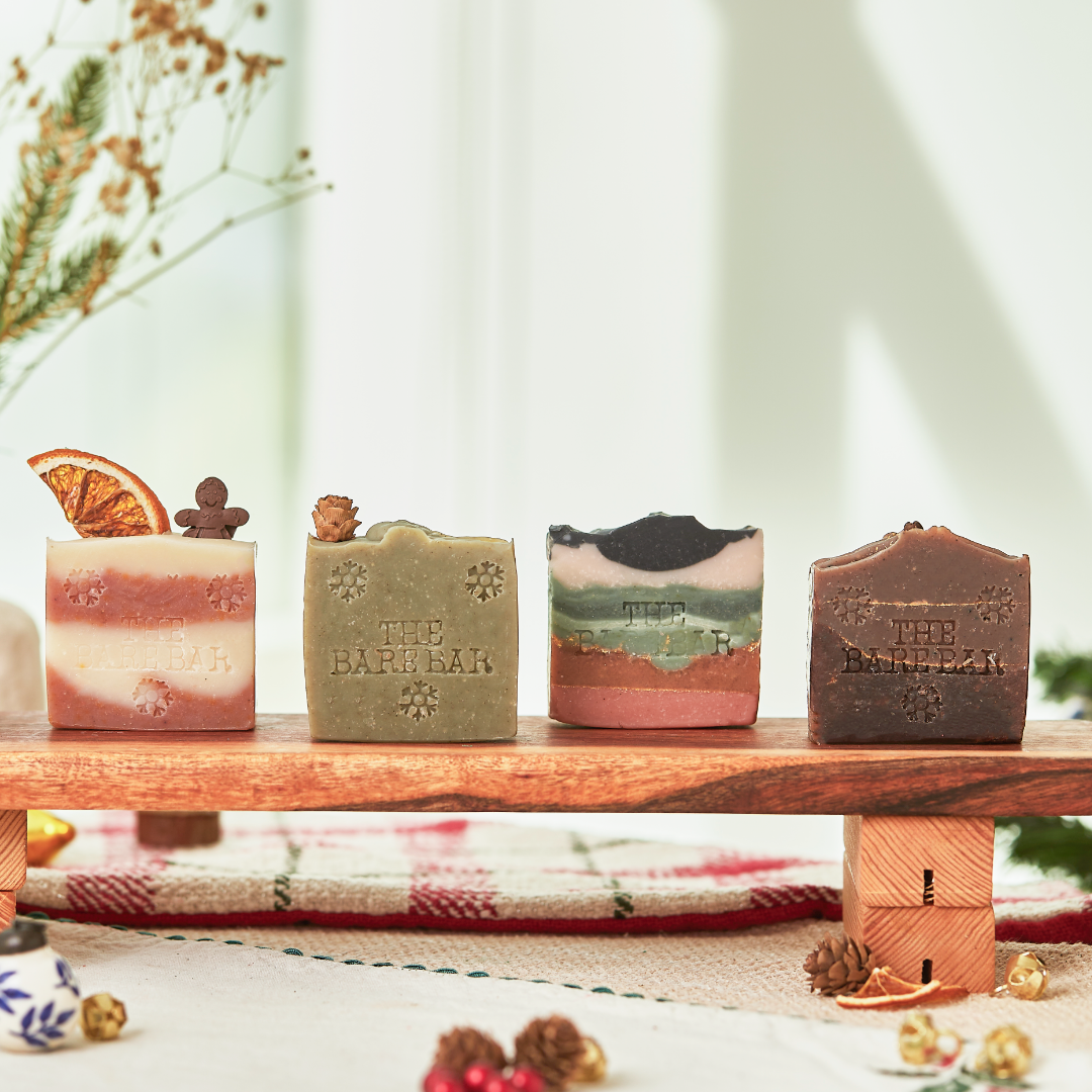 The Bare Bar Christmas Quartet ( Pack of 4)