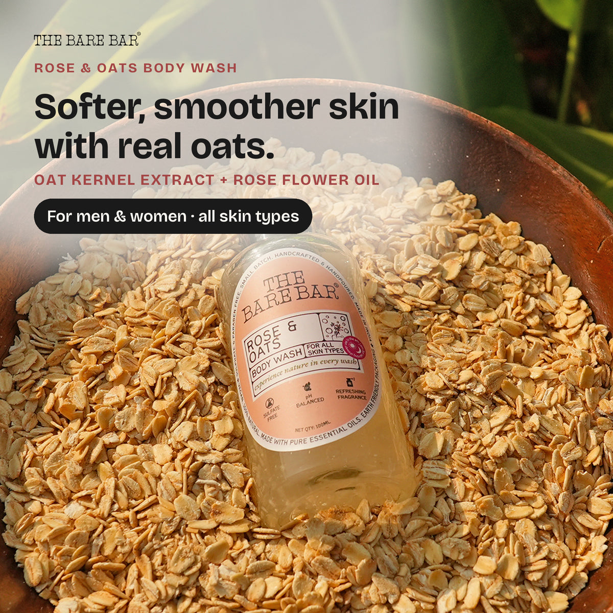 Rose and Oats Body Wash