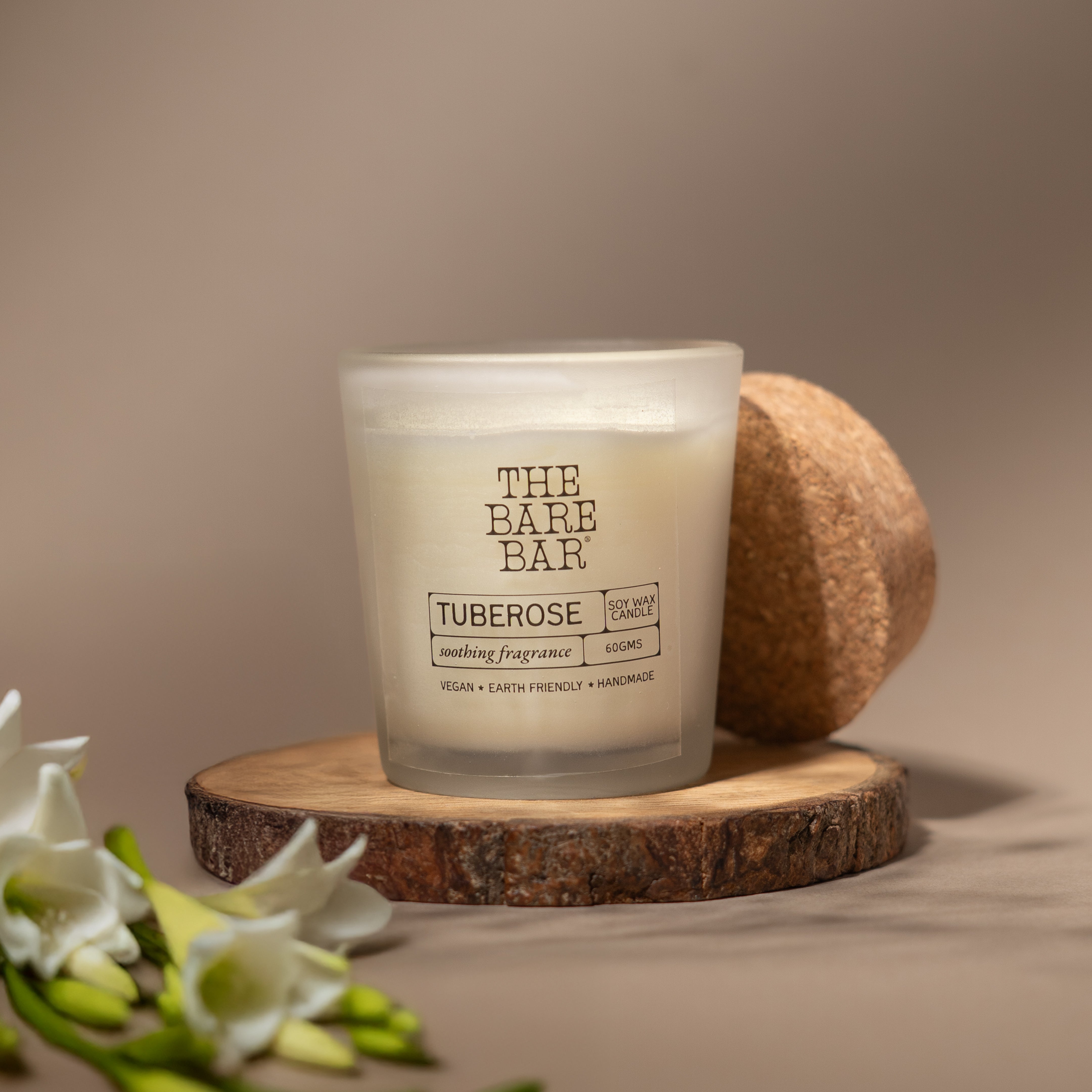 Tuberose Glass Jar Candle