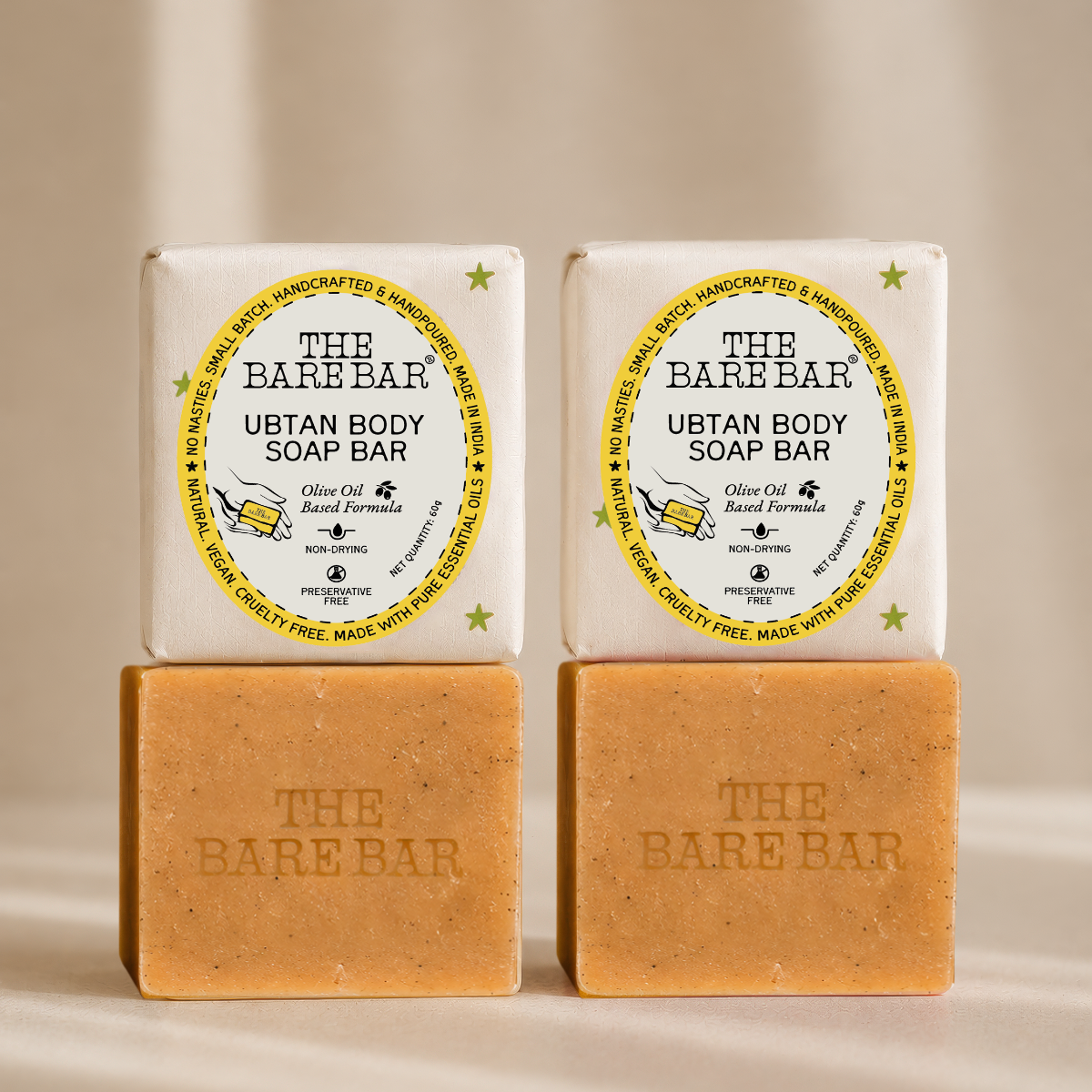Ubtan Soap Bar - Mini, Pack of 2