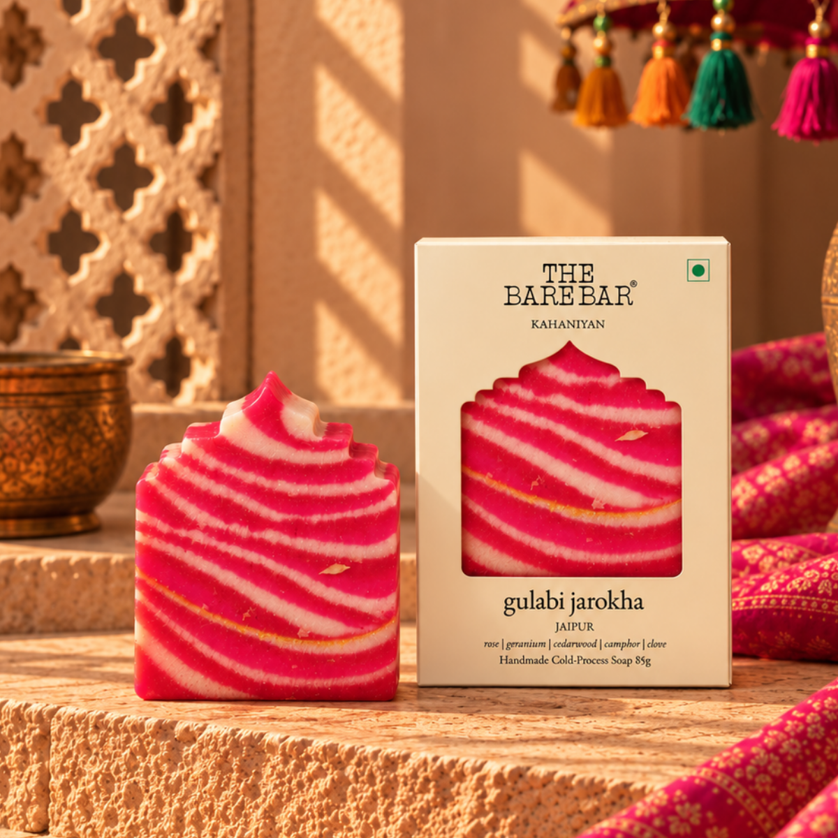 Gulabi Jharokha Handcrafted Soap · Jaipur
