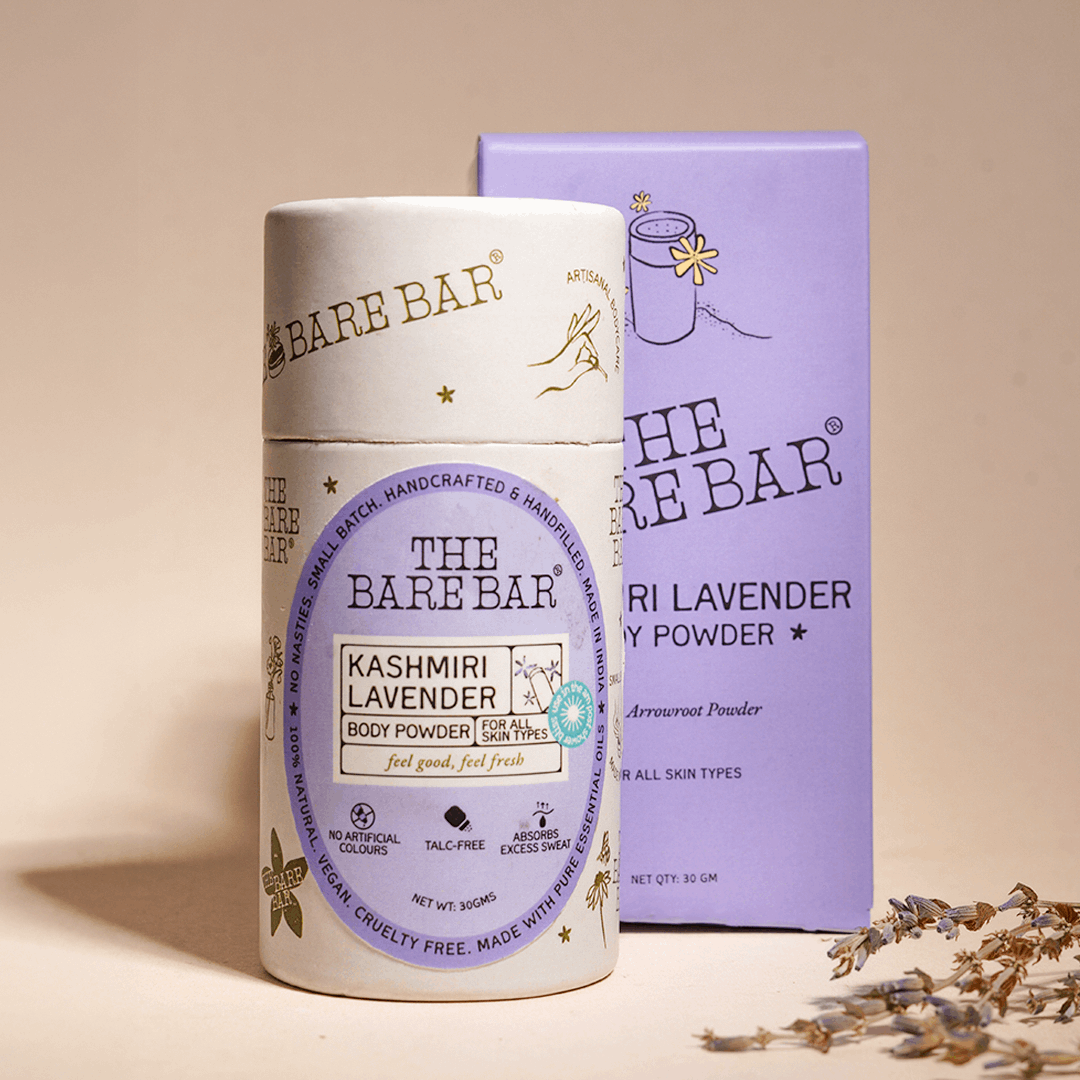 Buy Natural Body Powder for Men & Women Online by The Bare Bar – THE ...