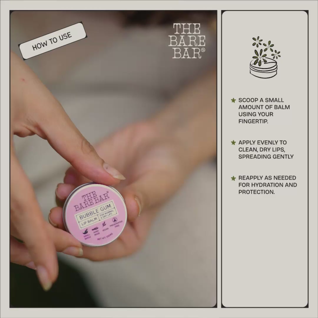 Load video: Bubble Gum Lip Balm