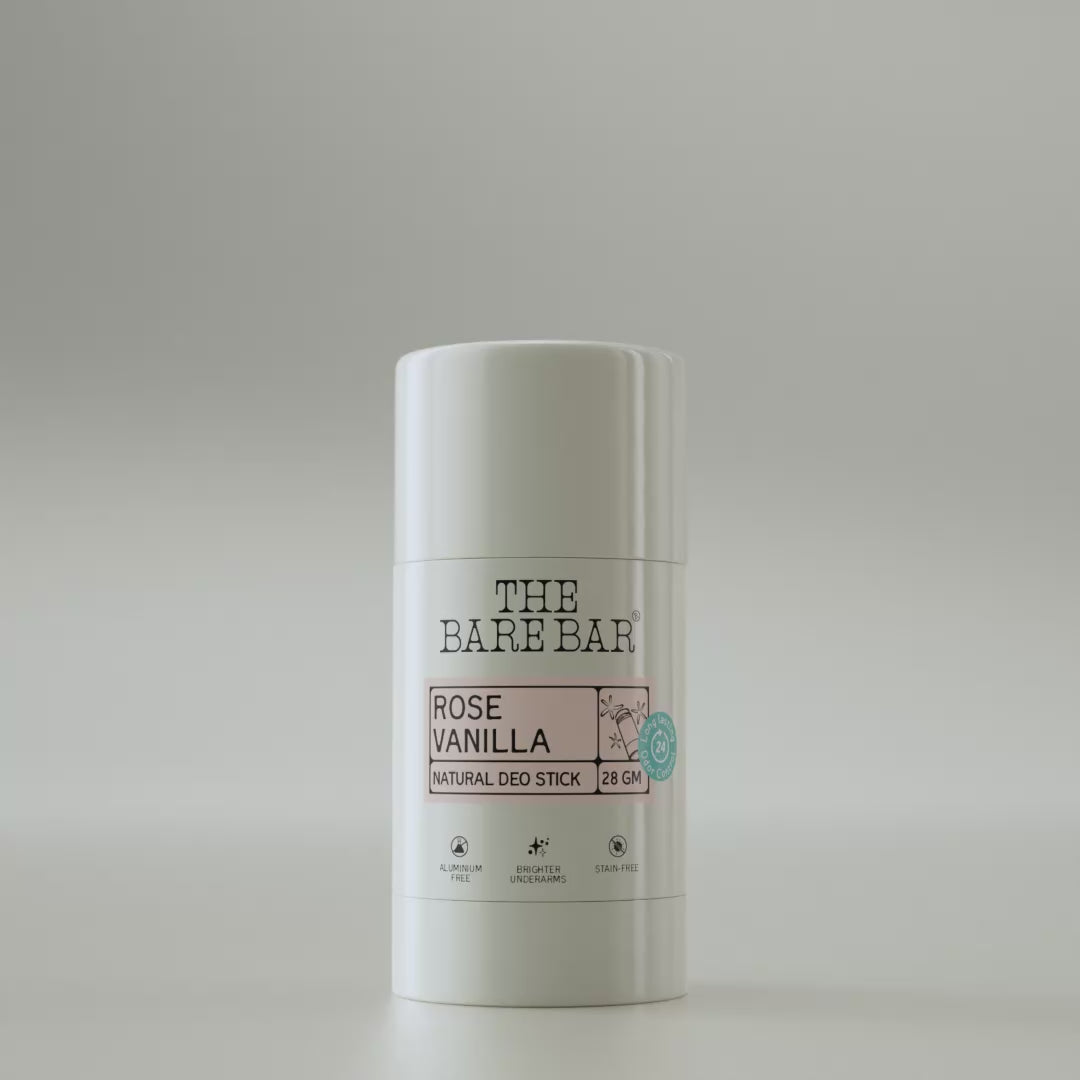 Load video: Rose Vanilla Deodorant Stick