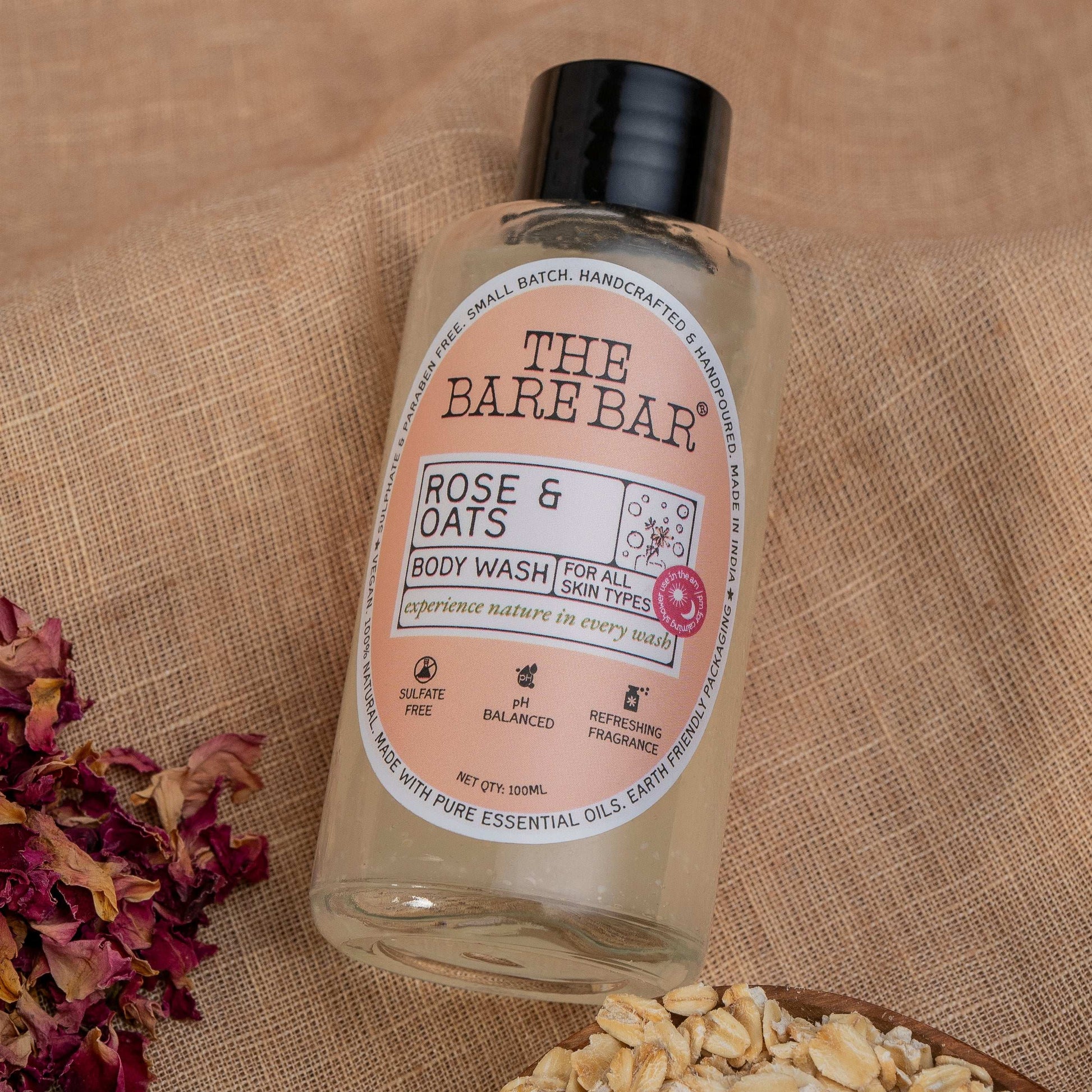 Rose And Oats Body Wash