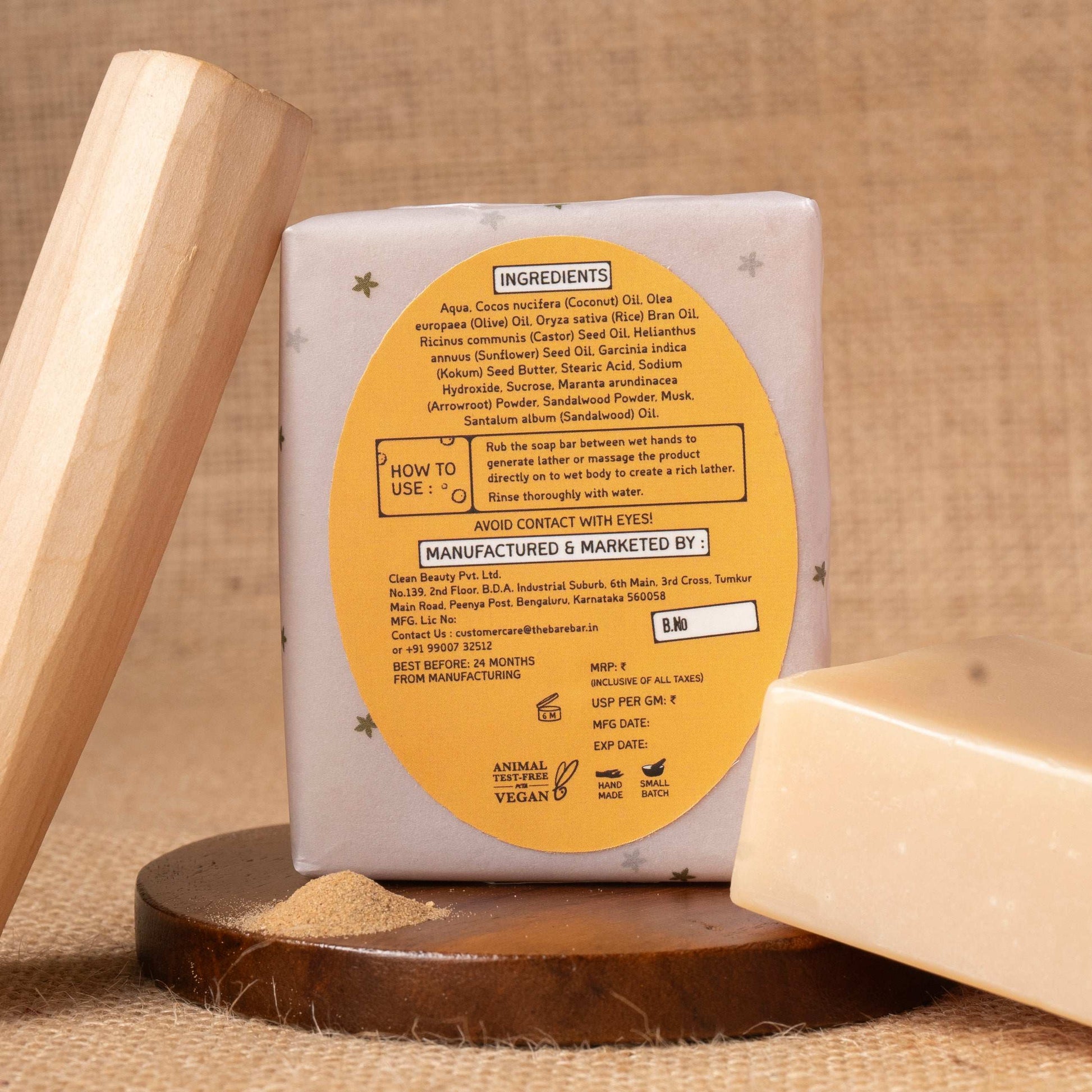 Sandalwood And  Musk Soap Bar