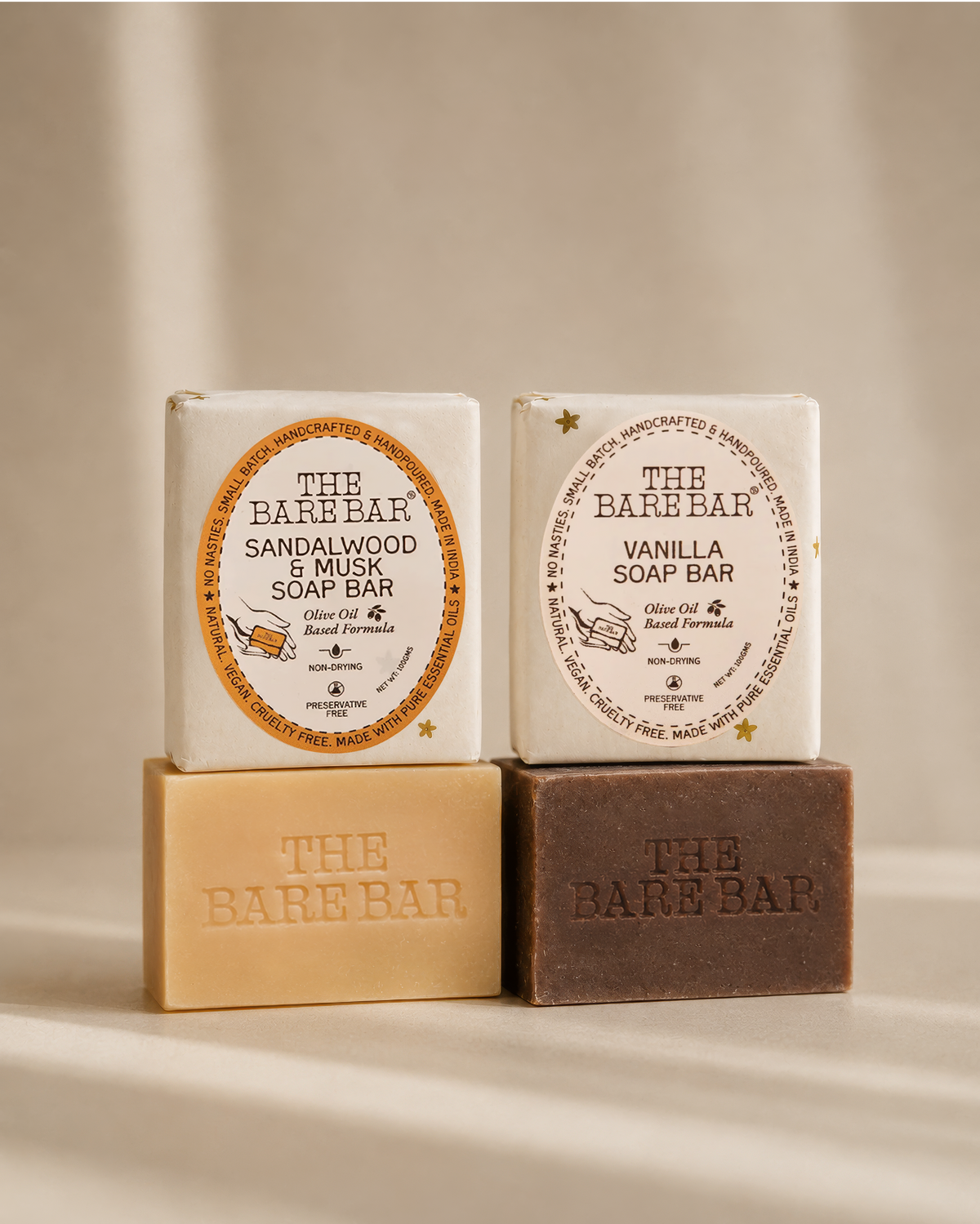 Vanilla + Sandalwood & Musk - Soap Duo